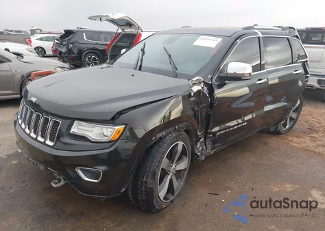 2015 Jeep Grand Cherokee Overland z USA, uszkodzony, nr VIN 1C4RJFCGXFC666080